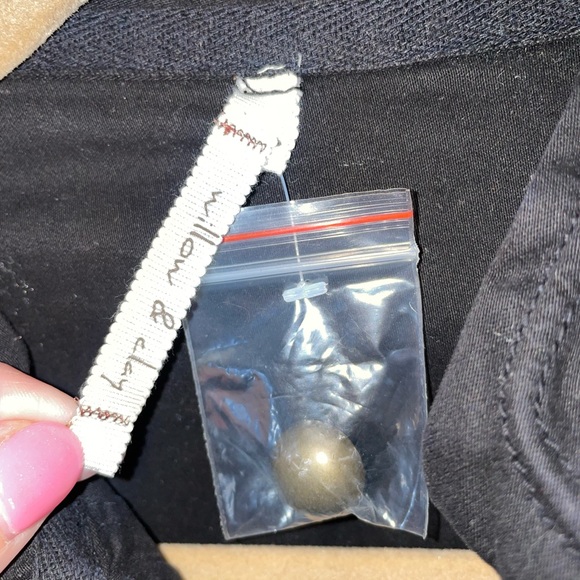 NWT Willow & Clay Military style Blk Jacket XS - Picture 4 of 6